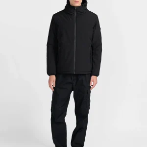 GIUBBINO CARCROSS REVERSIBILE 2 IN 1 IN TESSUTO SOFTSHELL STRETCH E PIUMINO - REGULAR FIT CN.G225305.NER