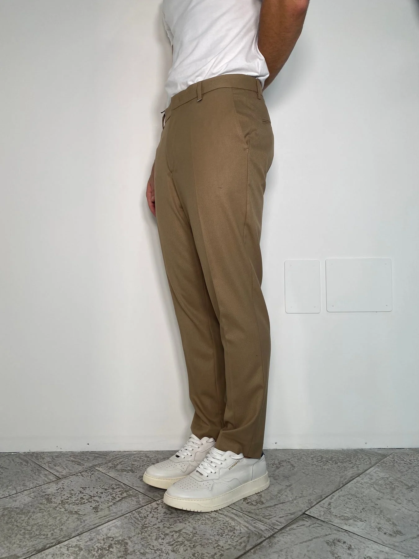 PANTALONE DA ABITO TASCA AMERICA FONDO REGOLARE - REGULAR FIT - immagine 3