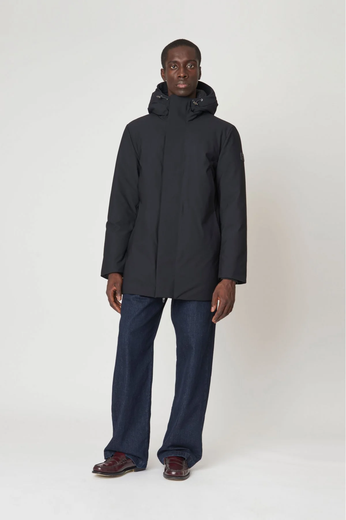 PARKA NELSON IN TESSUTO TECNICO WR ELASTICIZZATO AD ALTE PRESTAZIONI ALL'ESTERNO - COMFORT FIT CN.G224095.NER