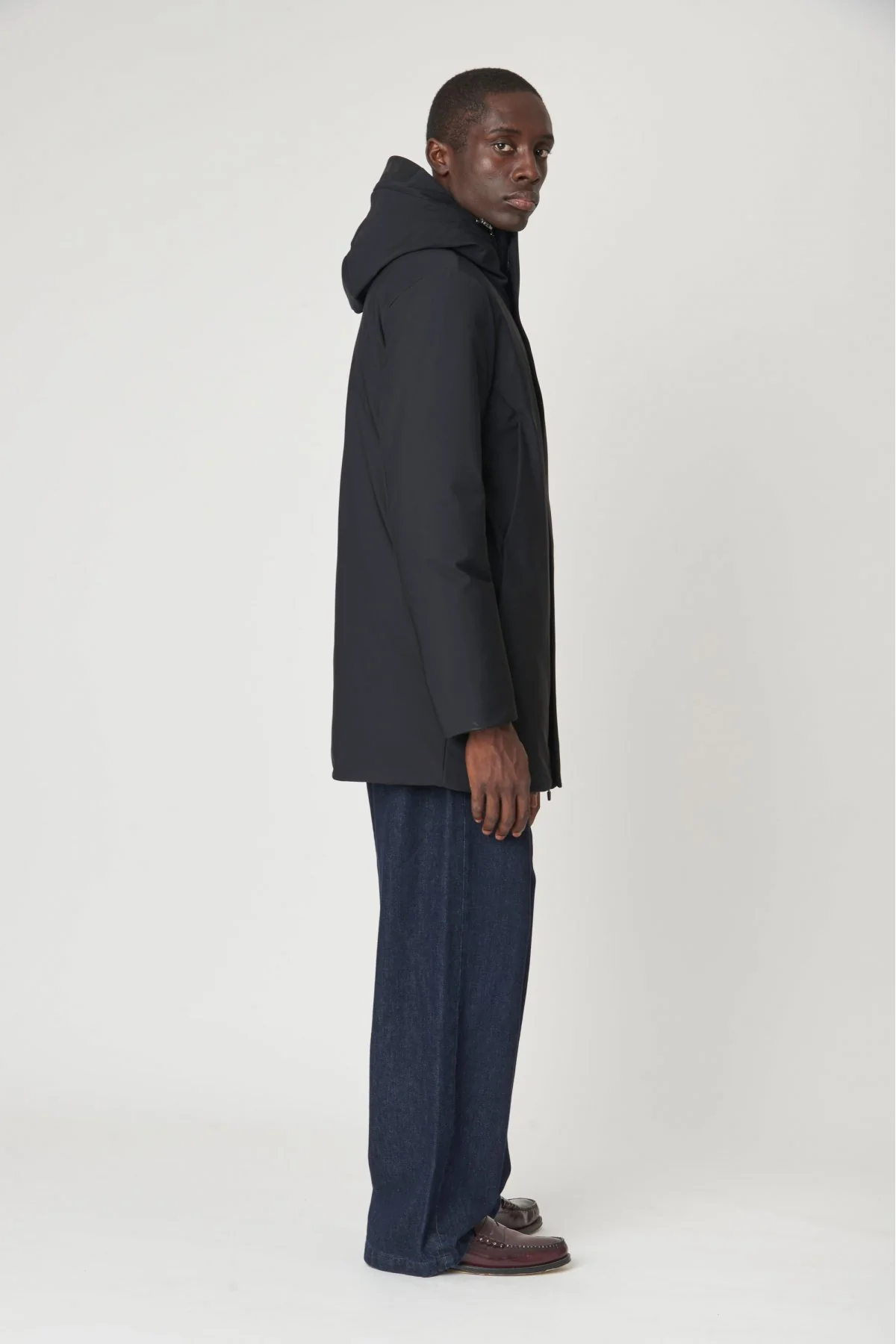 PARKA NELSON IN TESSUTO TECNICO WR ELASTICIZZATO AD ALTE PRESTAZIONI ALL'ESTERNO - COMFORT FIT CN.G224095.NER - immagine 6