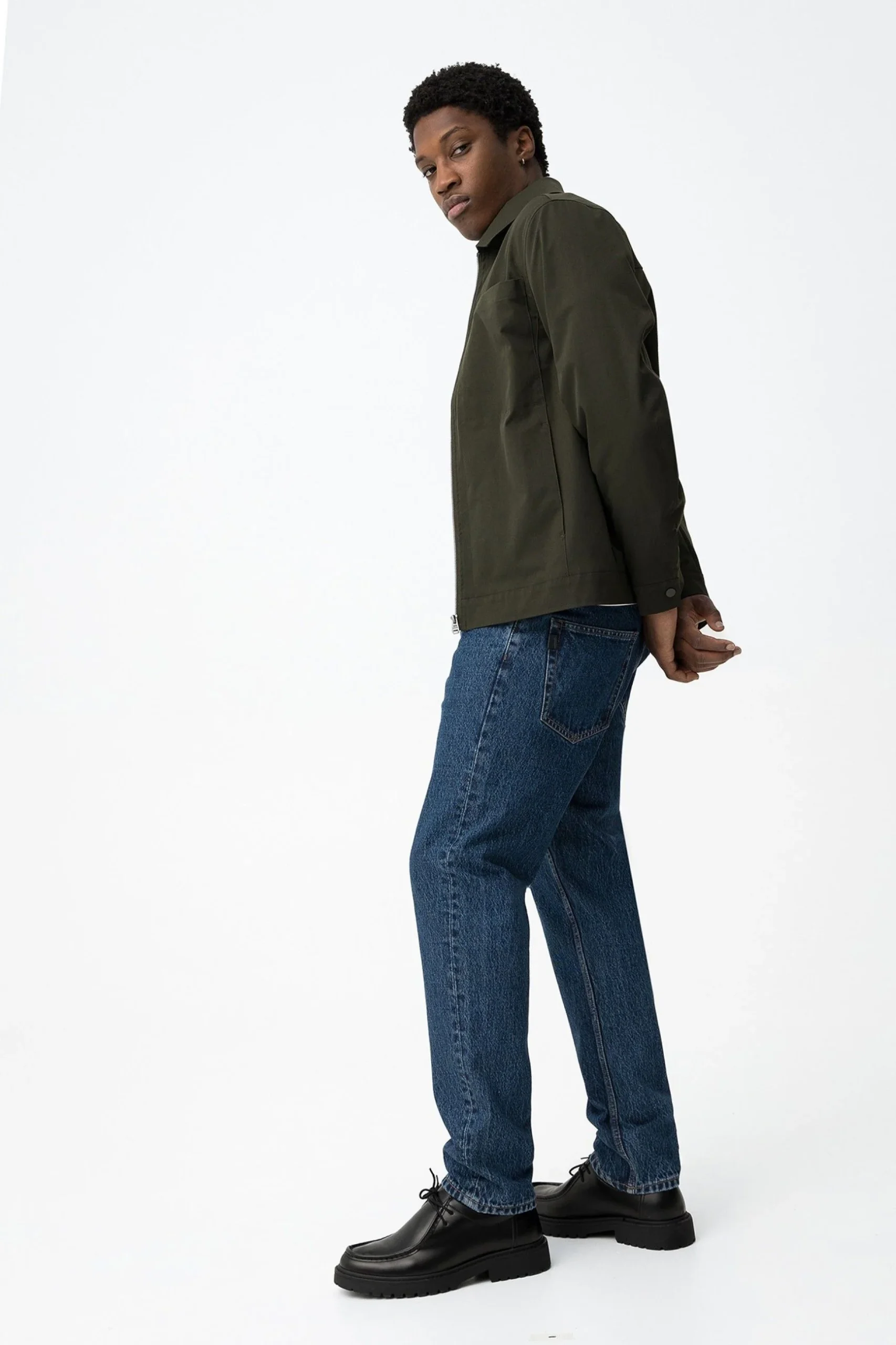 JEANS COLE_73 5 TASCHE DARK WASH - RELAXED FIT 10064418 - immagine 4