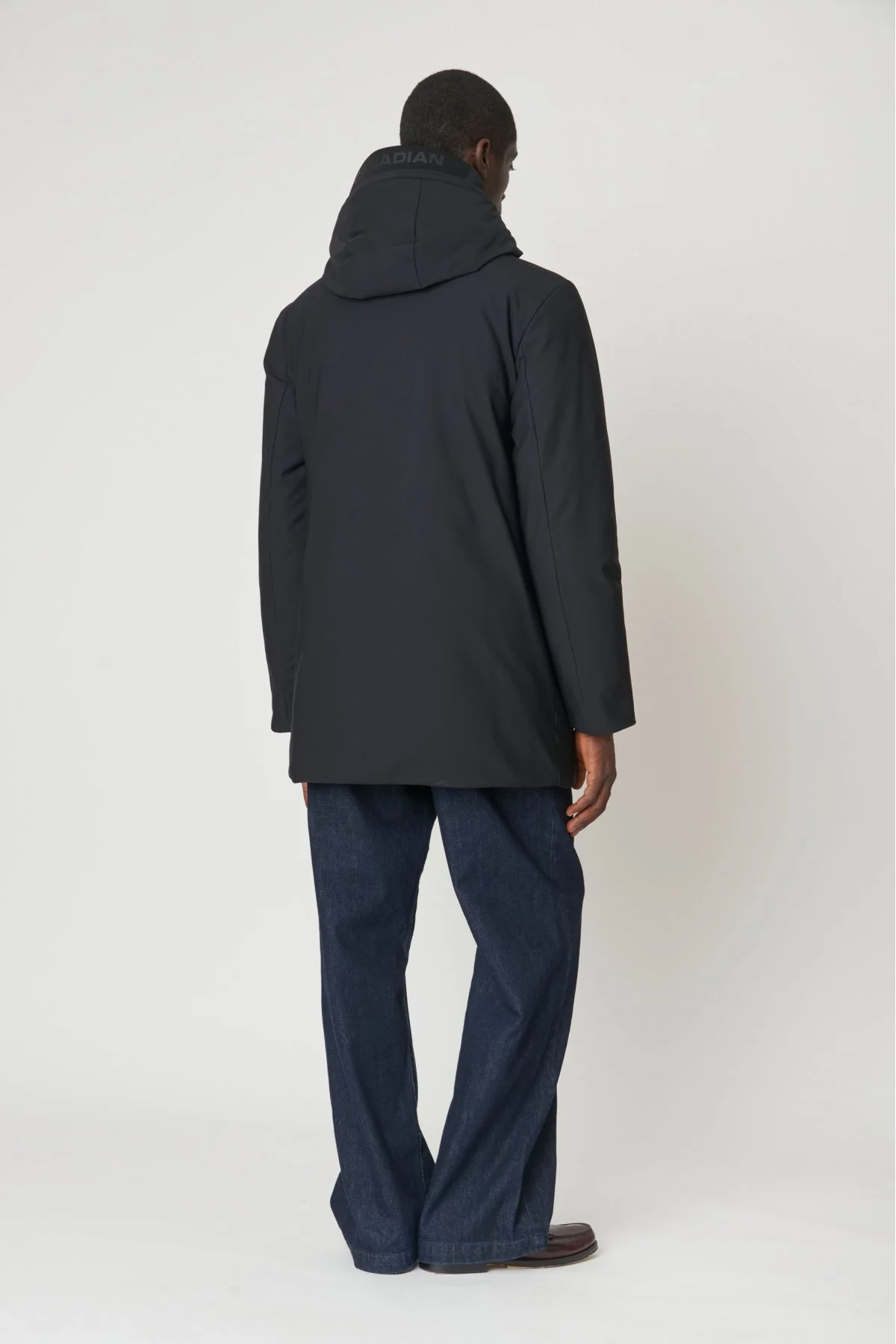 PARKA NELSON IN TESSUTO TECNICO WR ELASTICIZZATO AD ALTE PRESTAZIONI ALL'ESTERNO - COMFORT FIT CN.G224095.NER - immagine 5