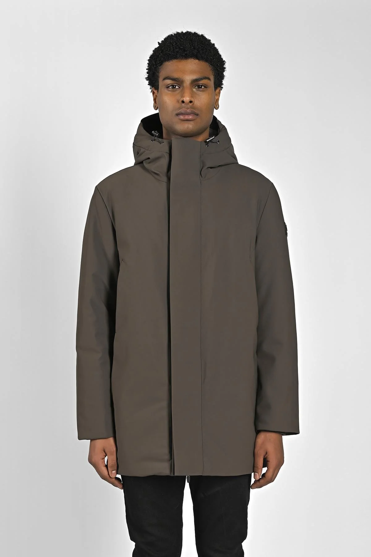 PARKA NELSON IN TESSUTO TECNICO WR ELASTICIZZATO AD ALTE PRESTAZIONI ALL'ESTERNO - COMFORT FIT CN.G224095.BOL - immagine 2