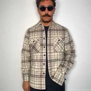 OVERSHIRT IN FLANELLA FANTASIA QUADRI - REGULAR FIT