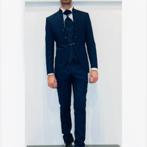 Completo cerimonia con giacca alla coreana