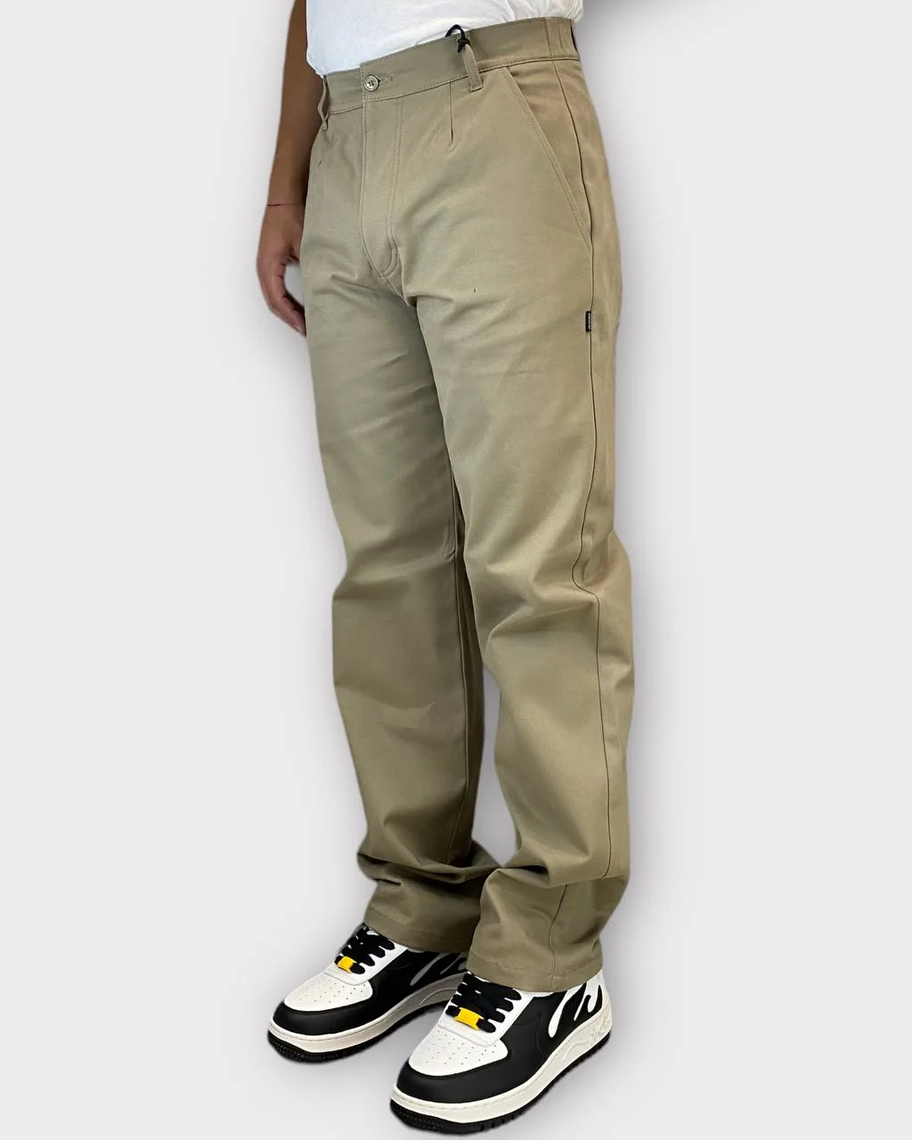 PANTALONE DA COORDINATO FONDO AMPIO CON COULISSE IN VITA - TASCA AMERICA - immagine 6