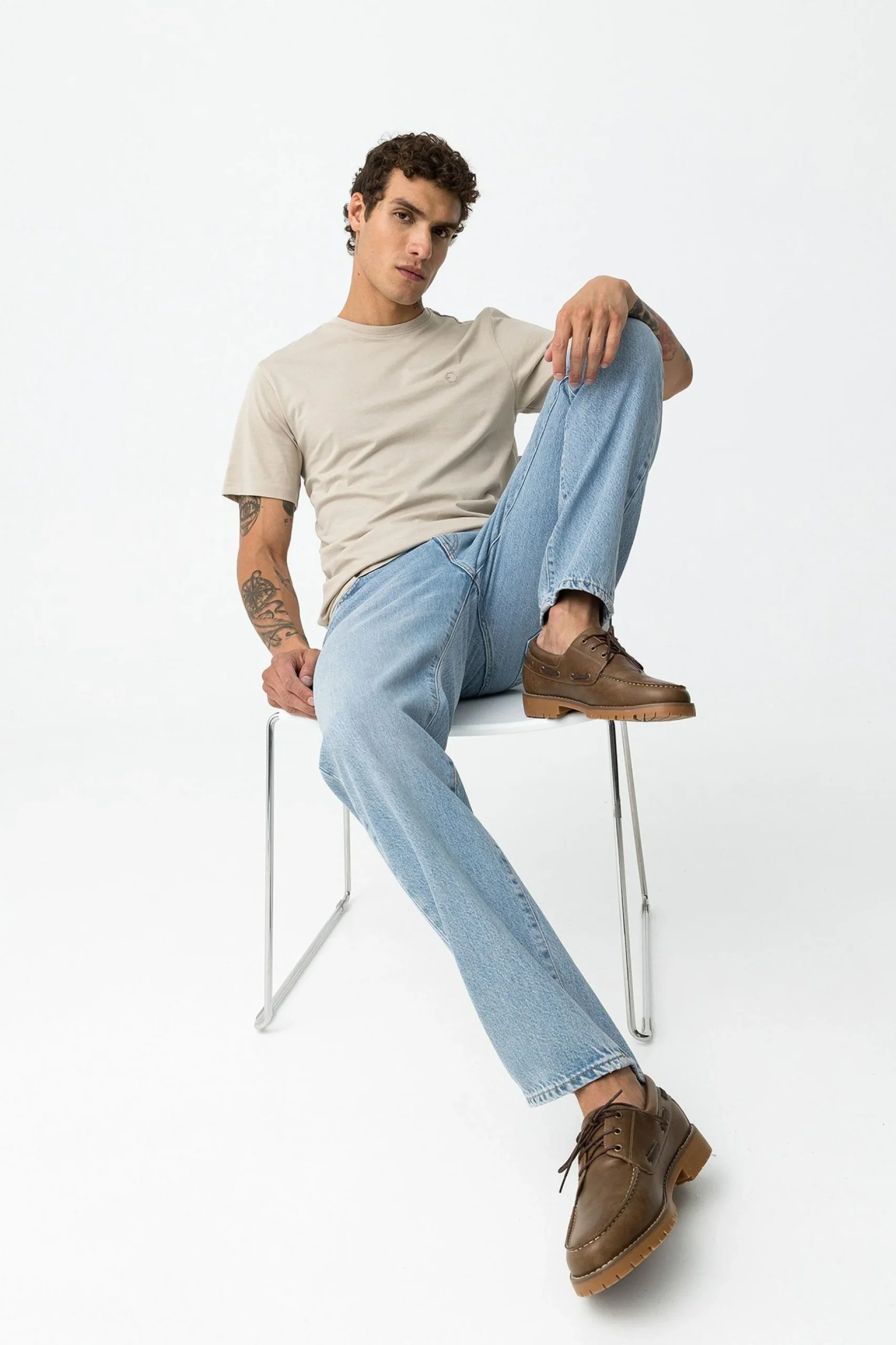 JEANS AUSTIN_52 IN TELA FISSA - STRAIGHT FIT 10063037 - immagine 3
