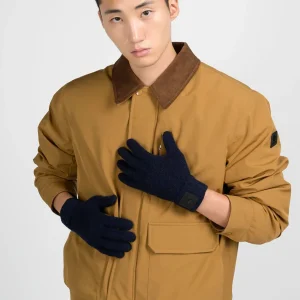 GUANTI IN LANA E CASHMERE CN.A24120.BLU