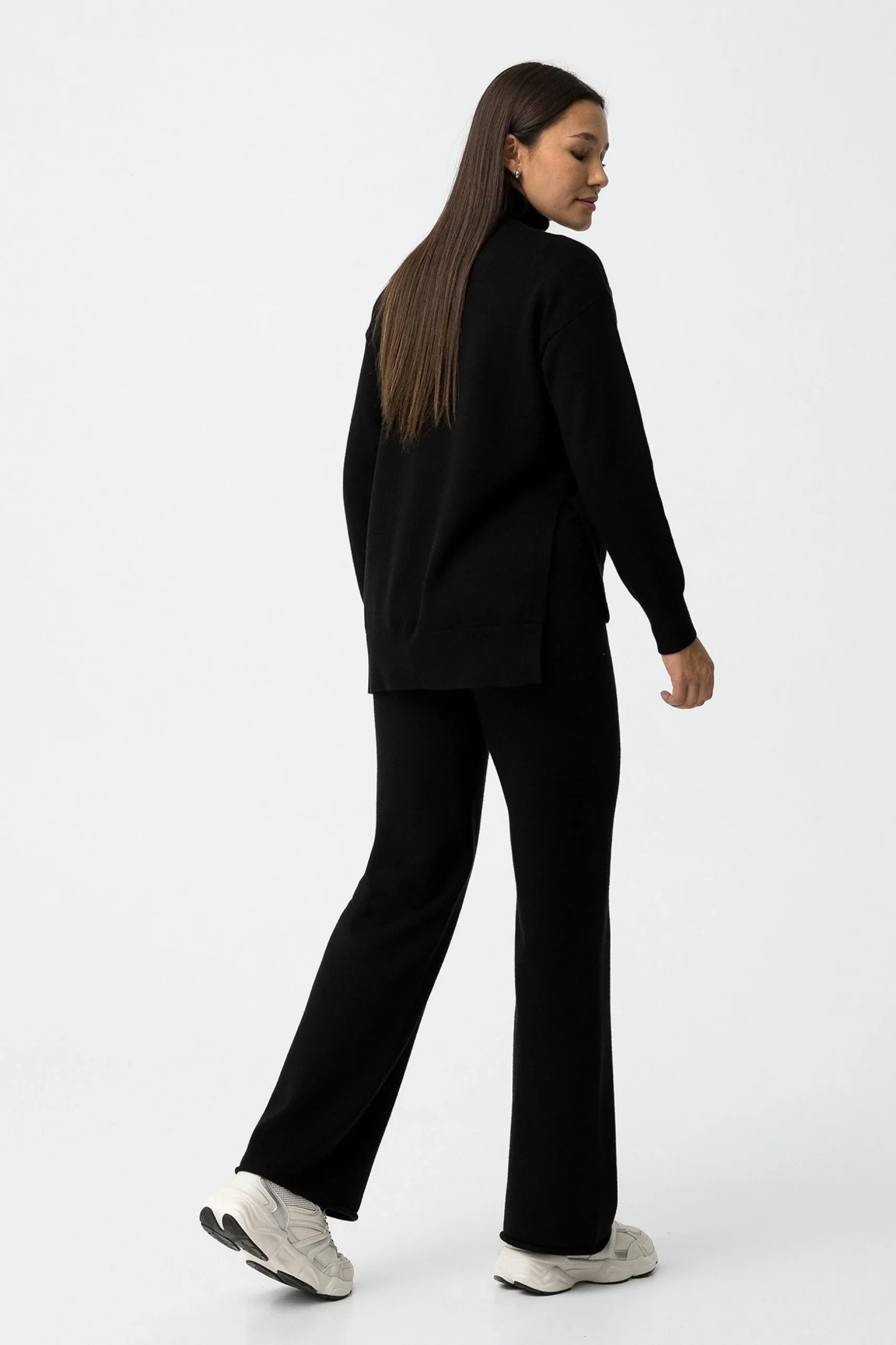 PANTALONE DA COMPLETO MAB_1B IN MAGLIA AMPIO CON ELASTICO IN VITA - COMFORT FIT 10061608.NER - immagine 4