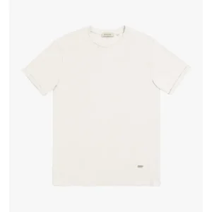 T-SHIRT BASIC IN MISTO LINO/VISCOSA - REGULAR FIT GL2276F.BIA