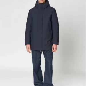 PARKA NELSON IN TESSUTO TECNICO WR ELASTICIZZATO AD ALTE PRESTAZIONI ALL'ESTERNO - COMFORT FIT CN.G224095.BLU