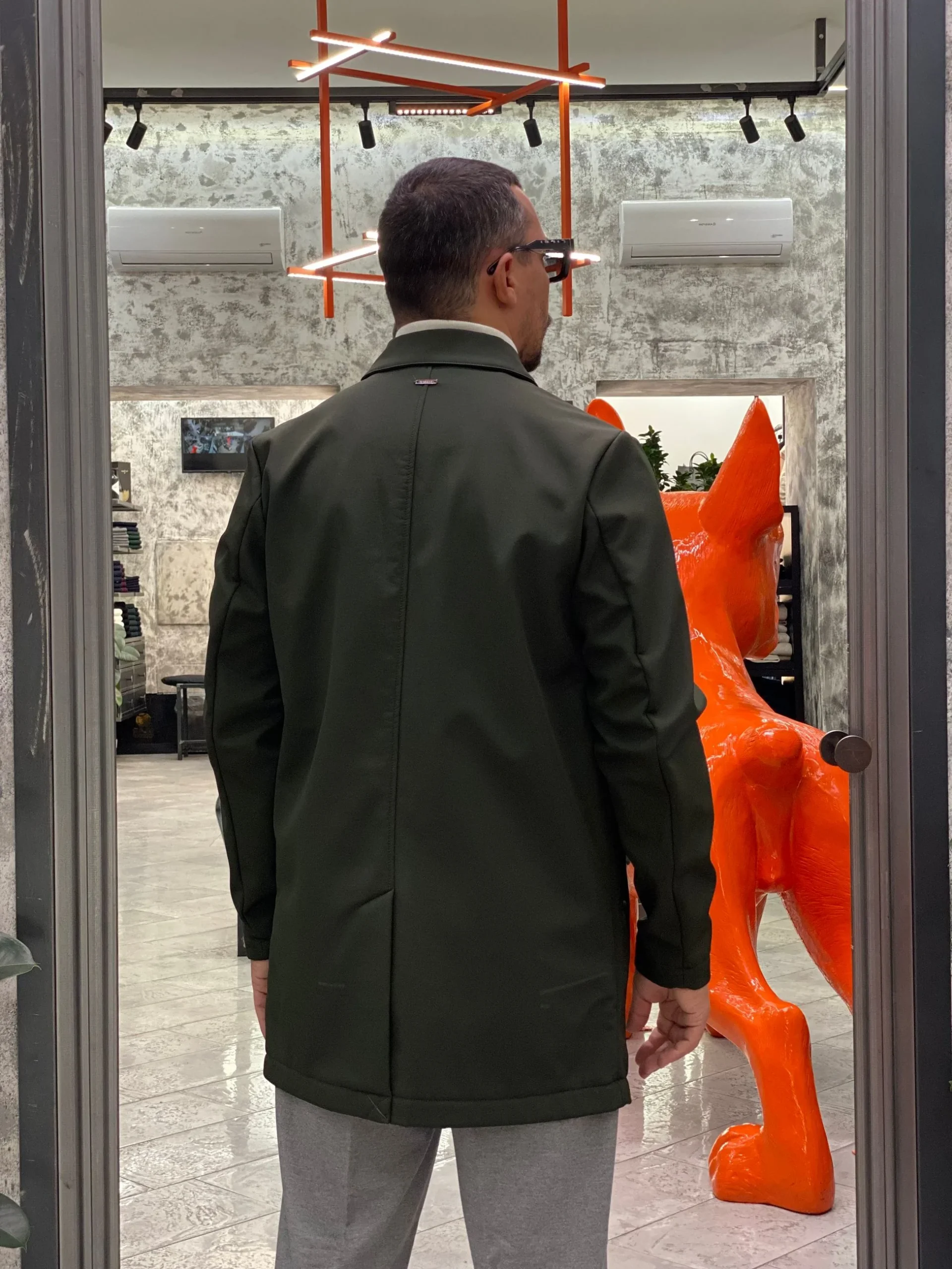 TRENCH IN TESSUTO SOFTSHELL ED INTERNO IN PILE - REGULAR FIT MK9940063.VMIL - immagine 4