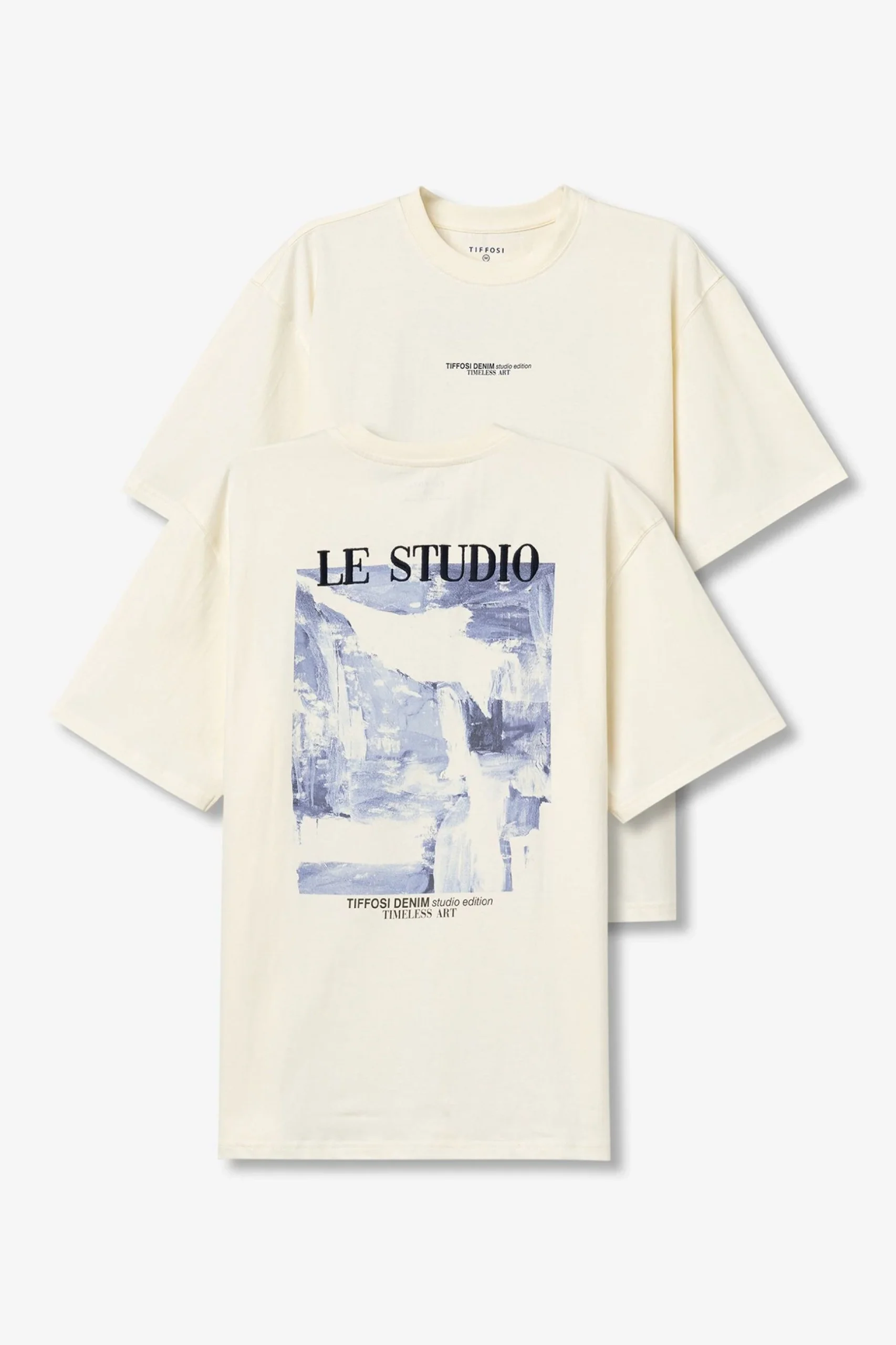 T-SHIRT ALPHA IN 100% COTONE CON STAMPA SUL RETRO - RELAXED FIT 10061480 - immagine 8