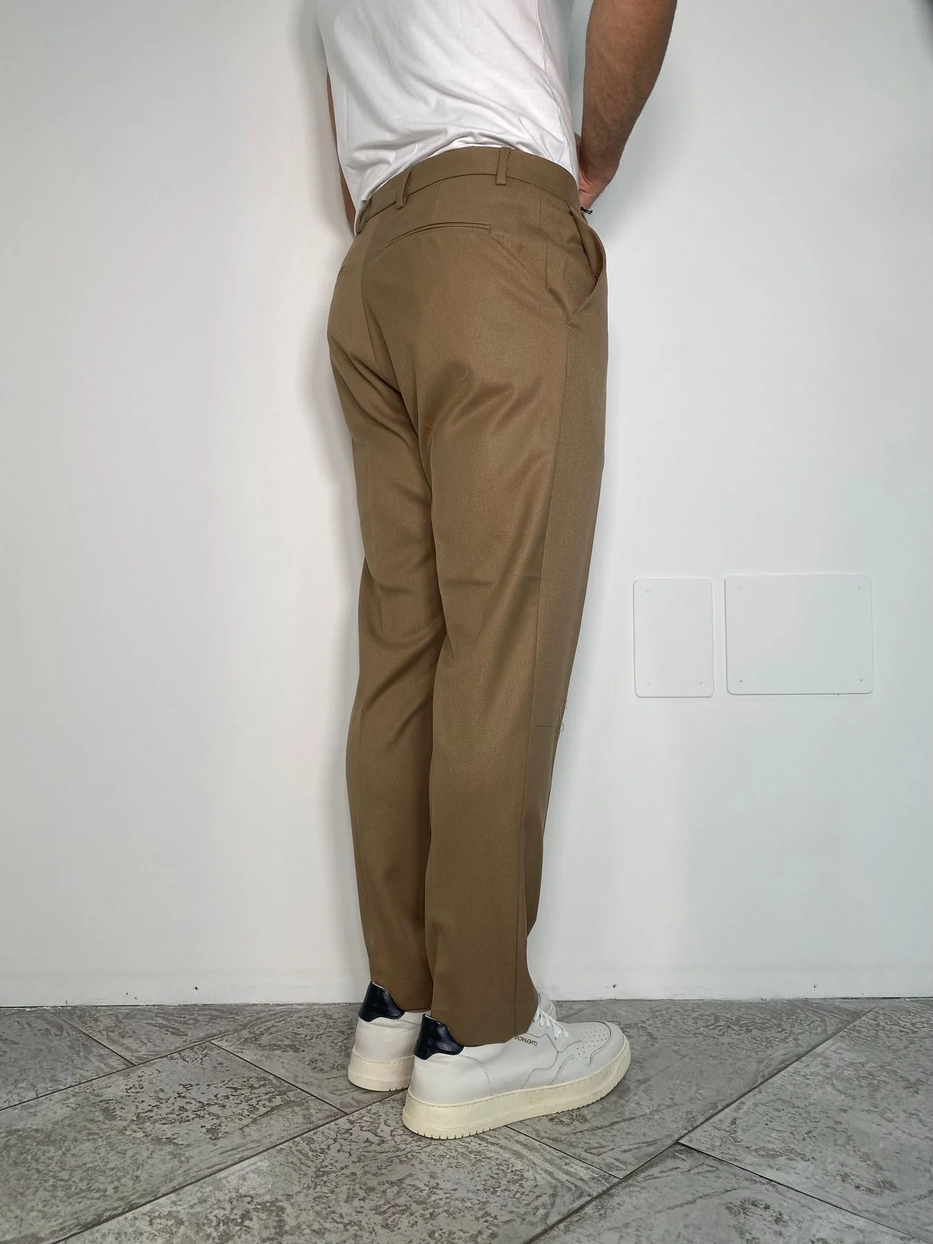 PANTALONE DA ABITO TASCA AMERICA FONDO REGOLARE - REGULAR FIT - immagine 4