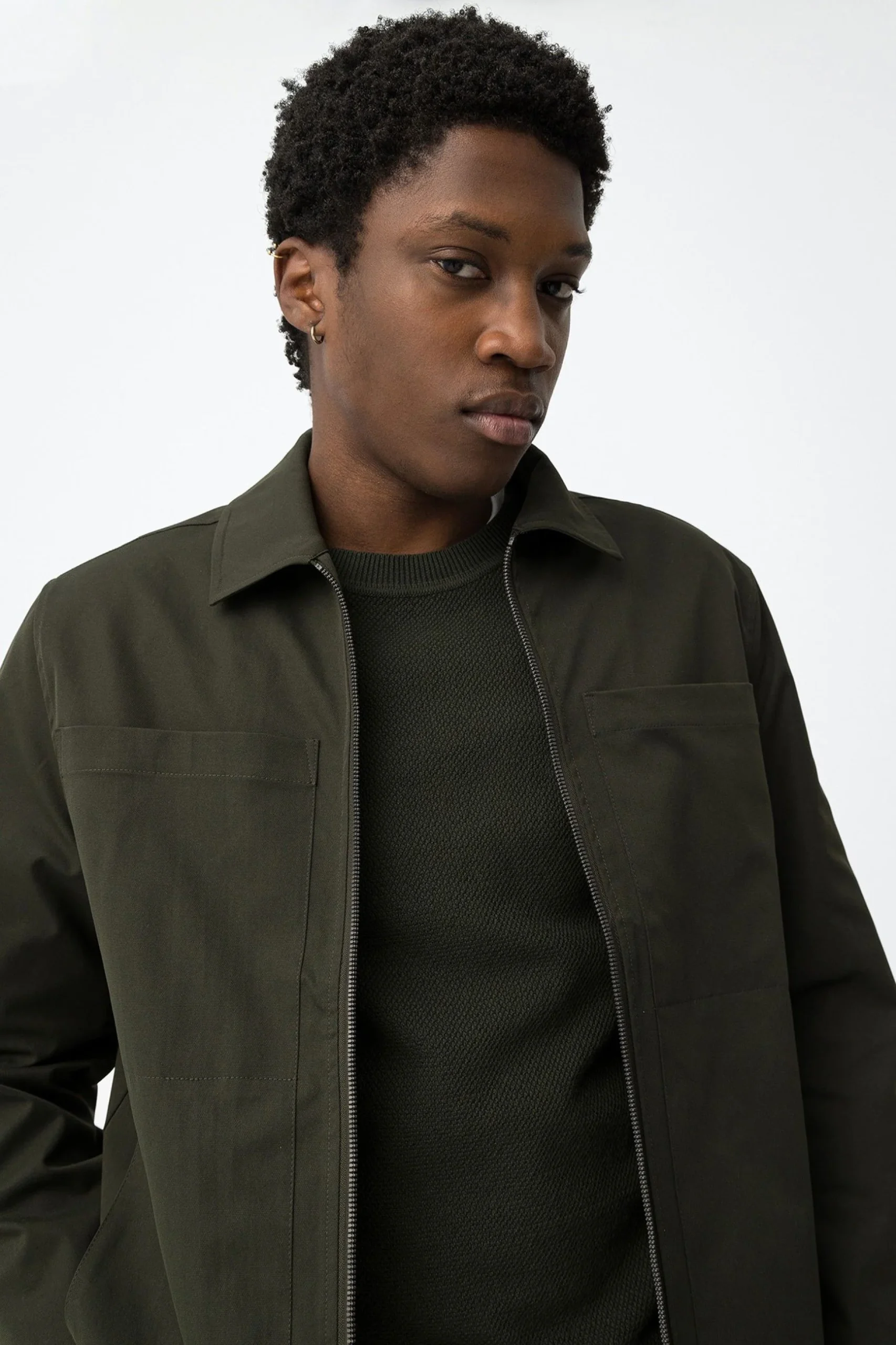 GIUBBINO TERRY CON COLLETTO E CHIUSURA ZIP - REGULAR FIT 10064838 - immagine 3