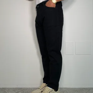 JEANS CARROT FIT IN TELA FERMA