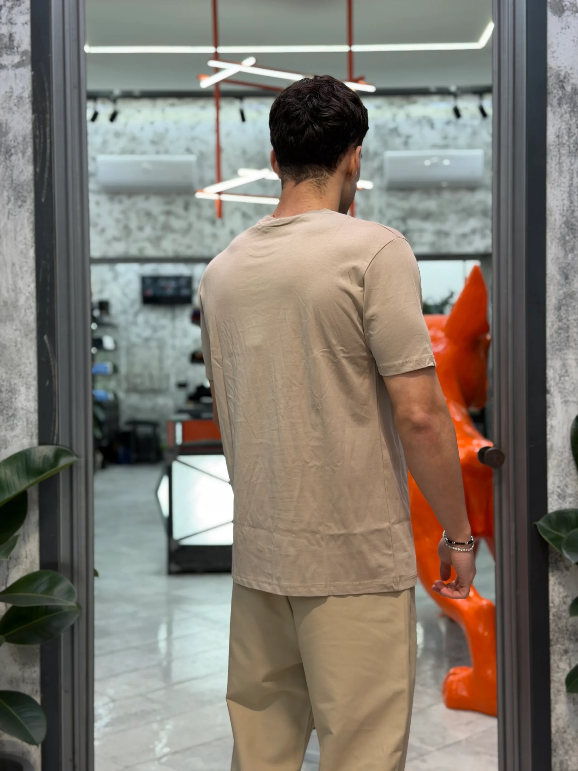 T-SHIRT BASIC IN 100% COTONE EXTRA FINE - REGULAR FIT GL1078F-S26.CAM - immagine 3