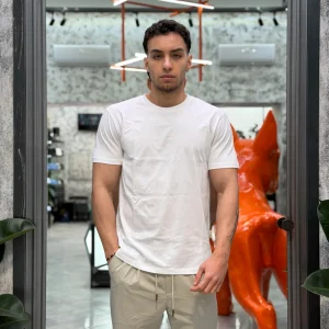 T-SHIRT BASIC IN 100% COTONE EXTRA FINE - REGULAR FIT GL1078F-S26.BIA