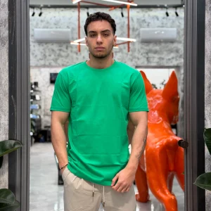 T-SHIRT BASIC IN 100% COTONE EXTRA FINE - REGULAR FIT GL1078F-S26.BAN