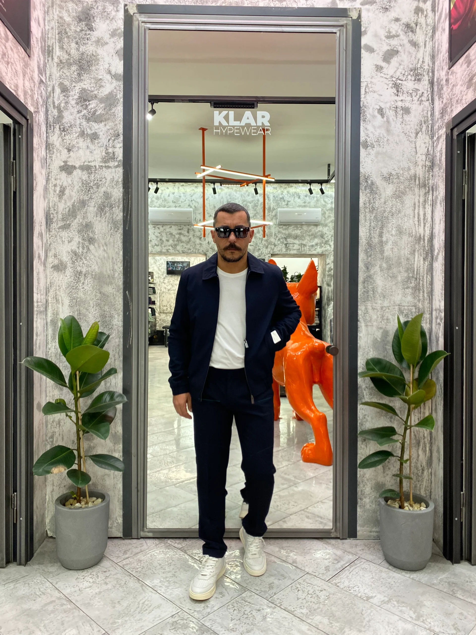 PANTALONE DA COMPLETO CON PINCE IN FLANELLA PETTINATA - REGULAR FIT MK9950136.BLU - immagine 5