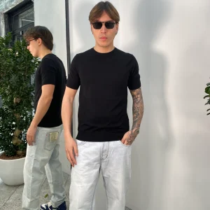 T-SHIRT BASIC IN FILO - COTONE EXTRAFINE - SLIM FIT