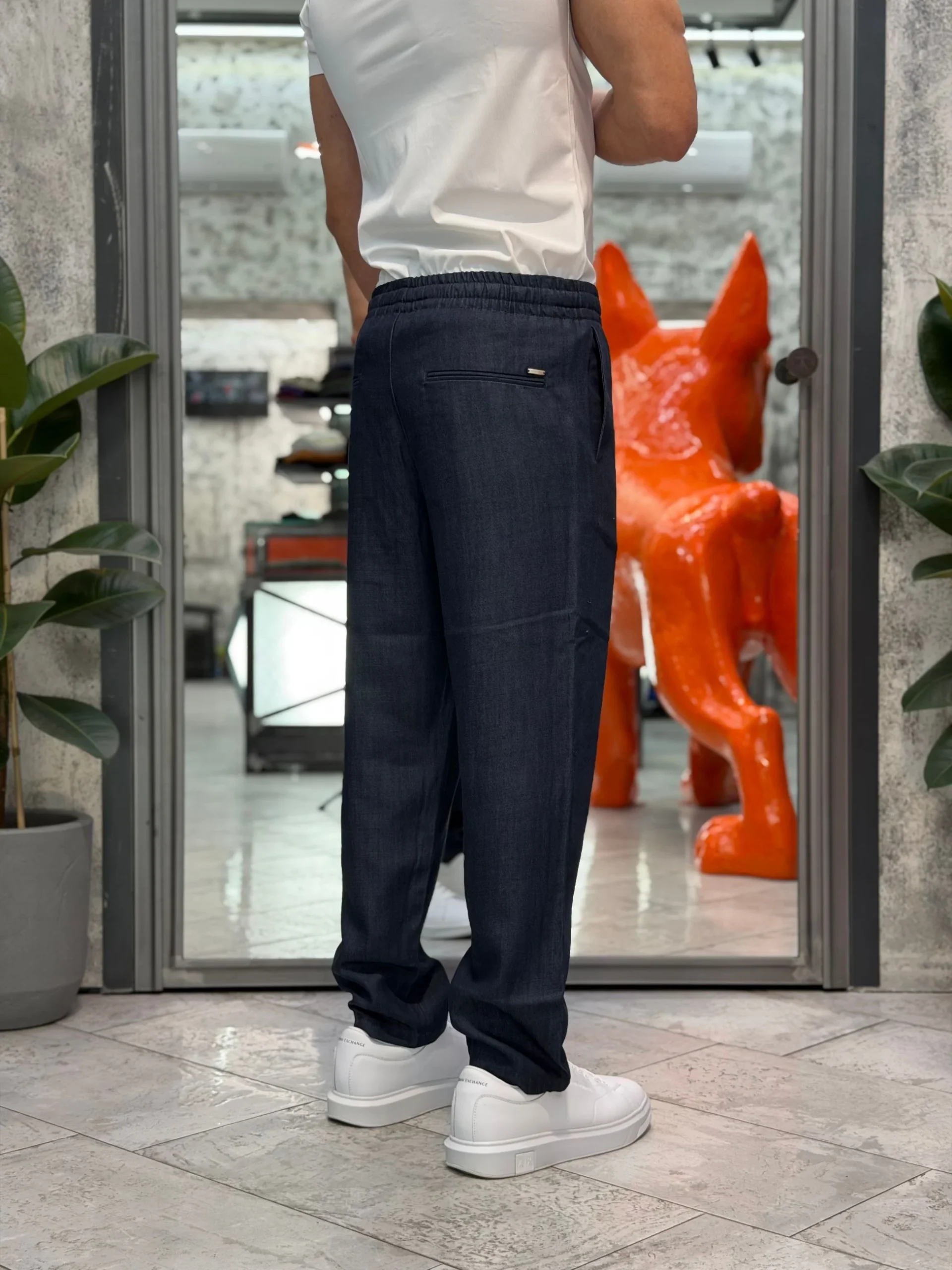 PANTALACCIO DA COMPLETO IN LEGGERO DENIM - COMFORT FIT GN21823 - immagine 5