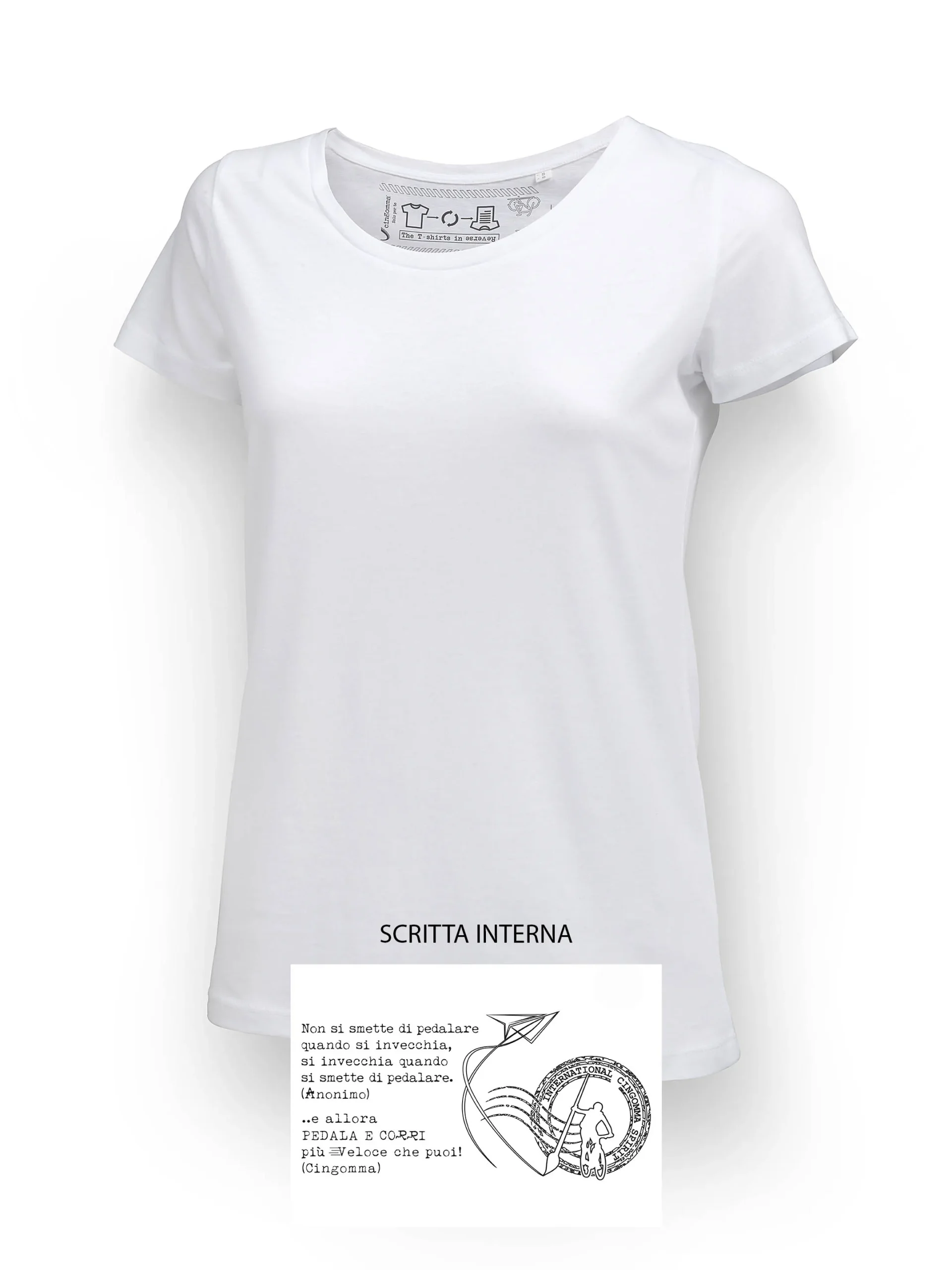 LOVER T-Shirt Donna manica corta Bianco - immagine 2