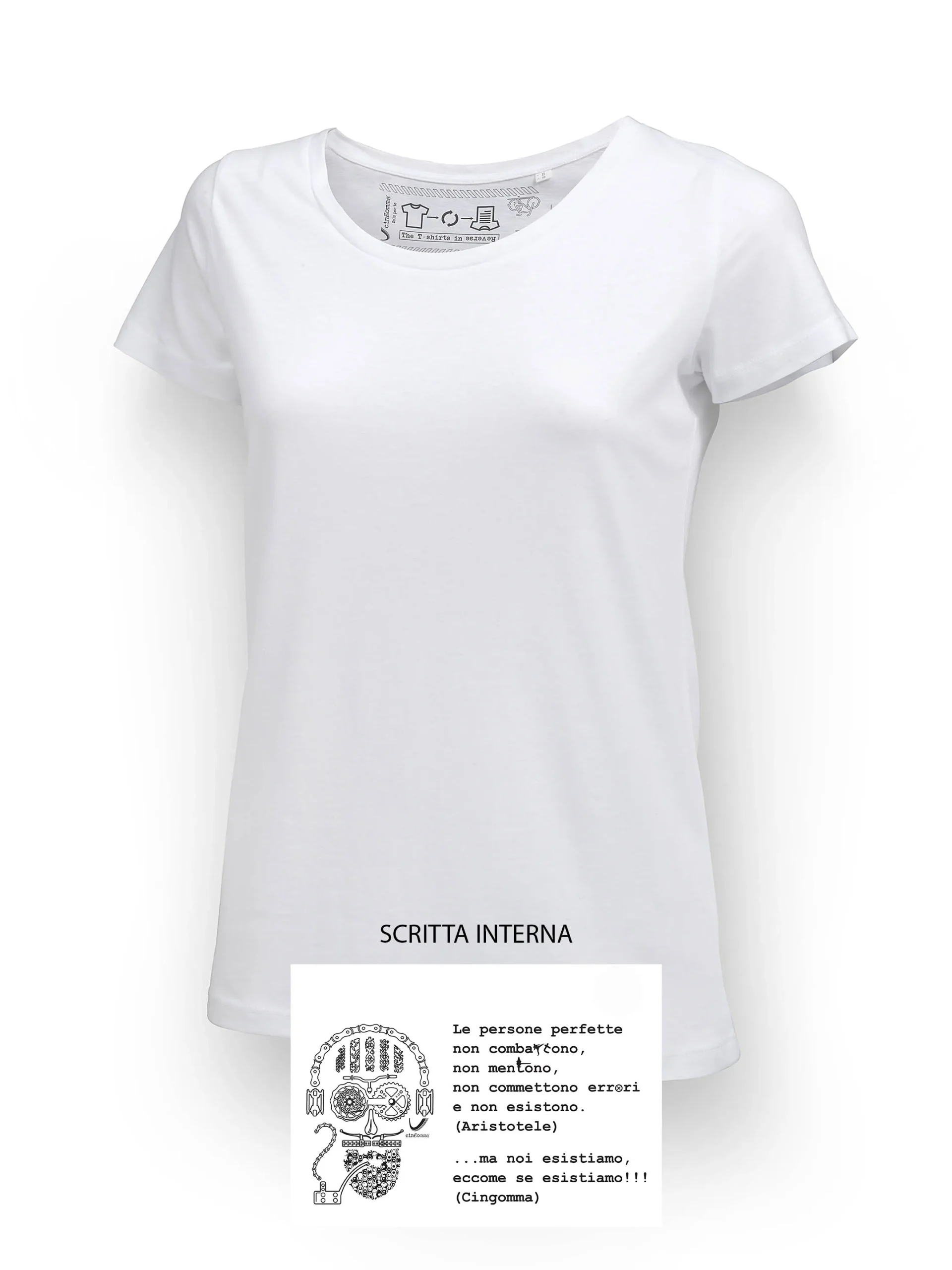 LOVER T-Shirt Donna manica corta Bianco
