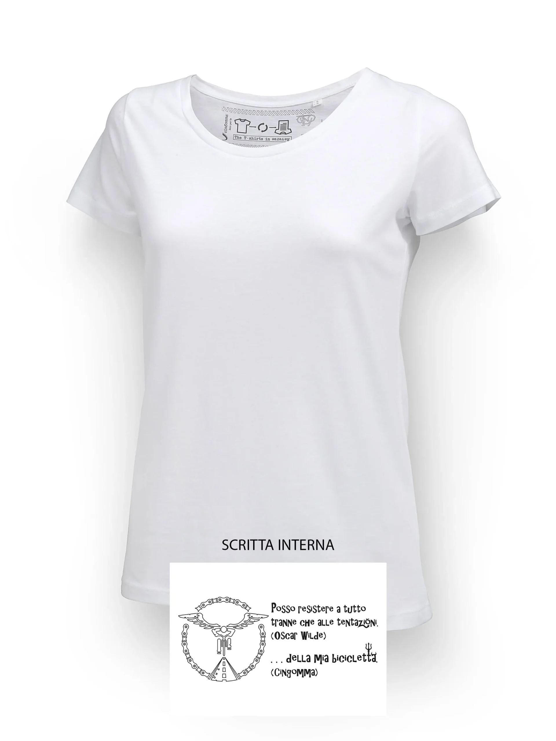 LOVER T-Shirt Donna manica corta Bianco