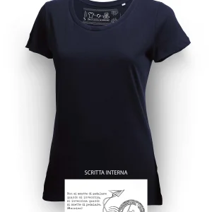LOVER T-Shirt Donna manica corta Blu