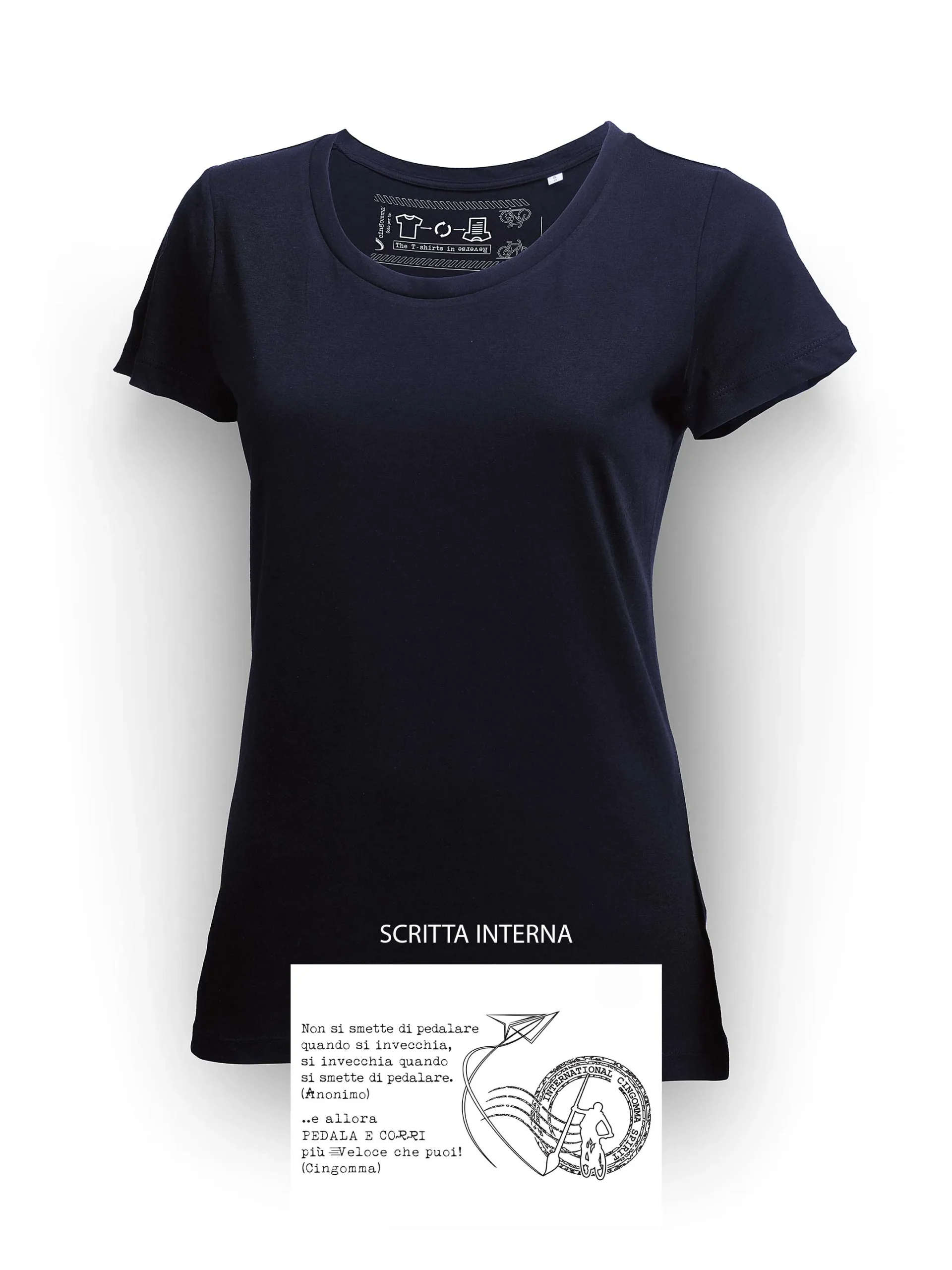 LOVER T-Shirt Donna manica corta Blu