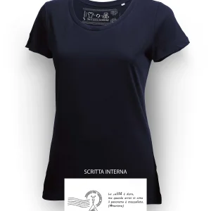 LOVER T-Shirt Donna manica corta Blu