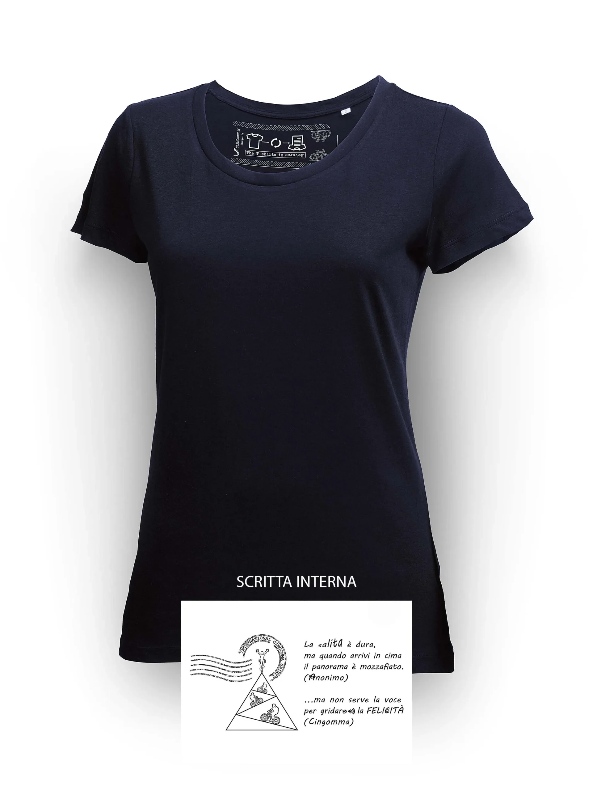 LOVER T-Shirt Donna manica corta Blu - immagine 2