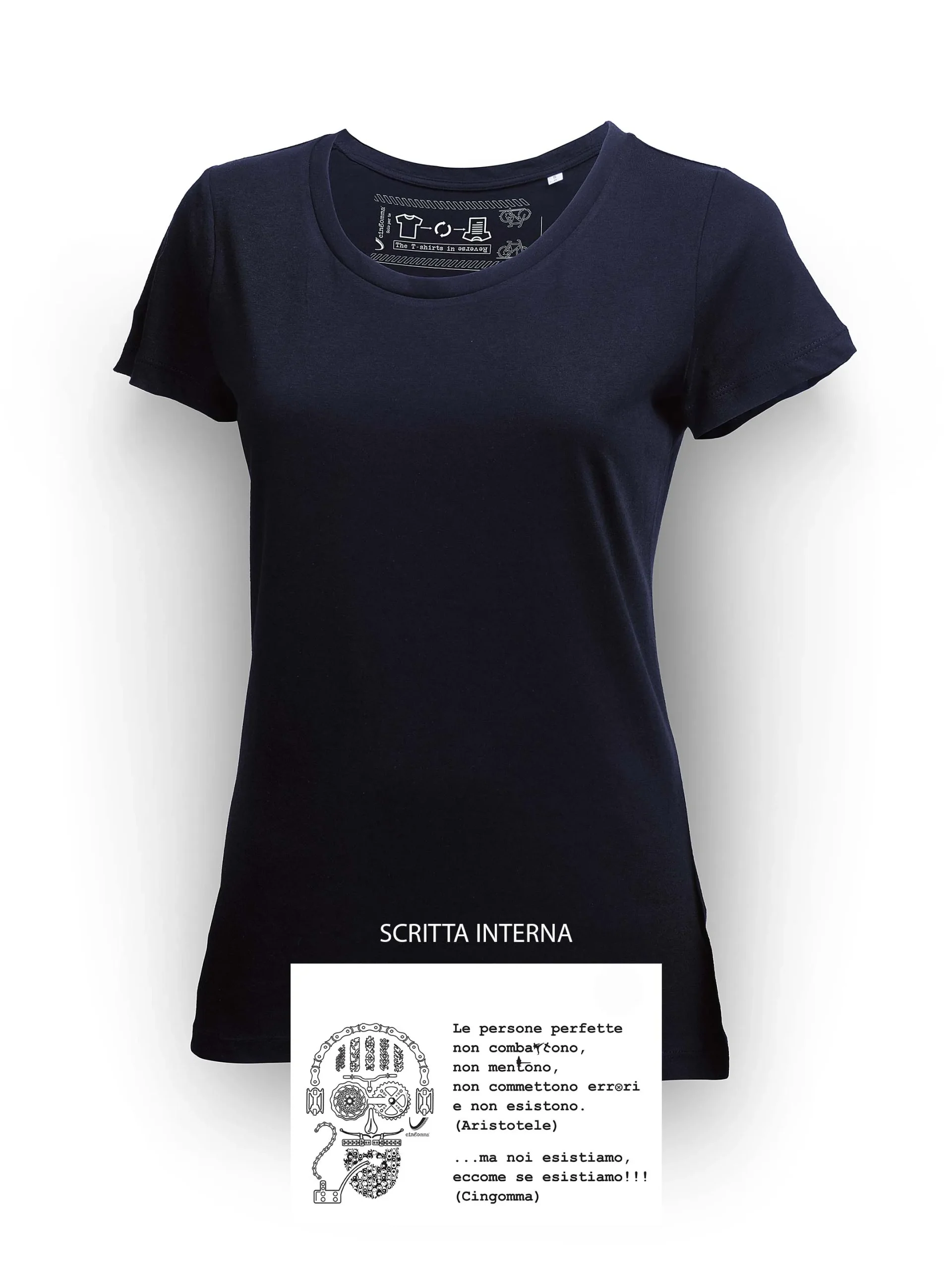 LOVER T-Shirt Donna manica corta Blu - immagine 2