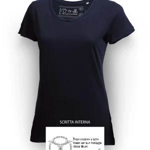LOVER T-Shirt Donna manica corta Blu