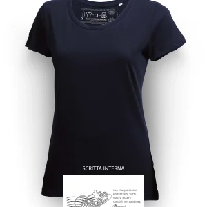 LOVER T-Shirt Donna manica corta Blu