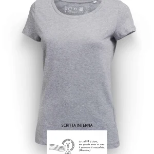 LOVER T-Shirt Donna manica corta Grigio