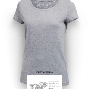 LOVER T-Shirt Donna manica corta Grigio