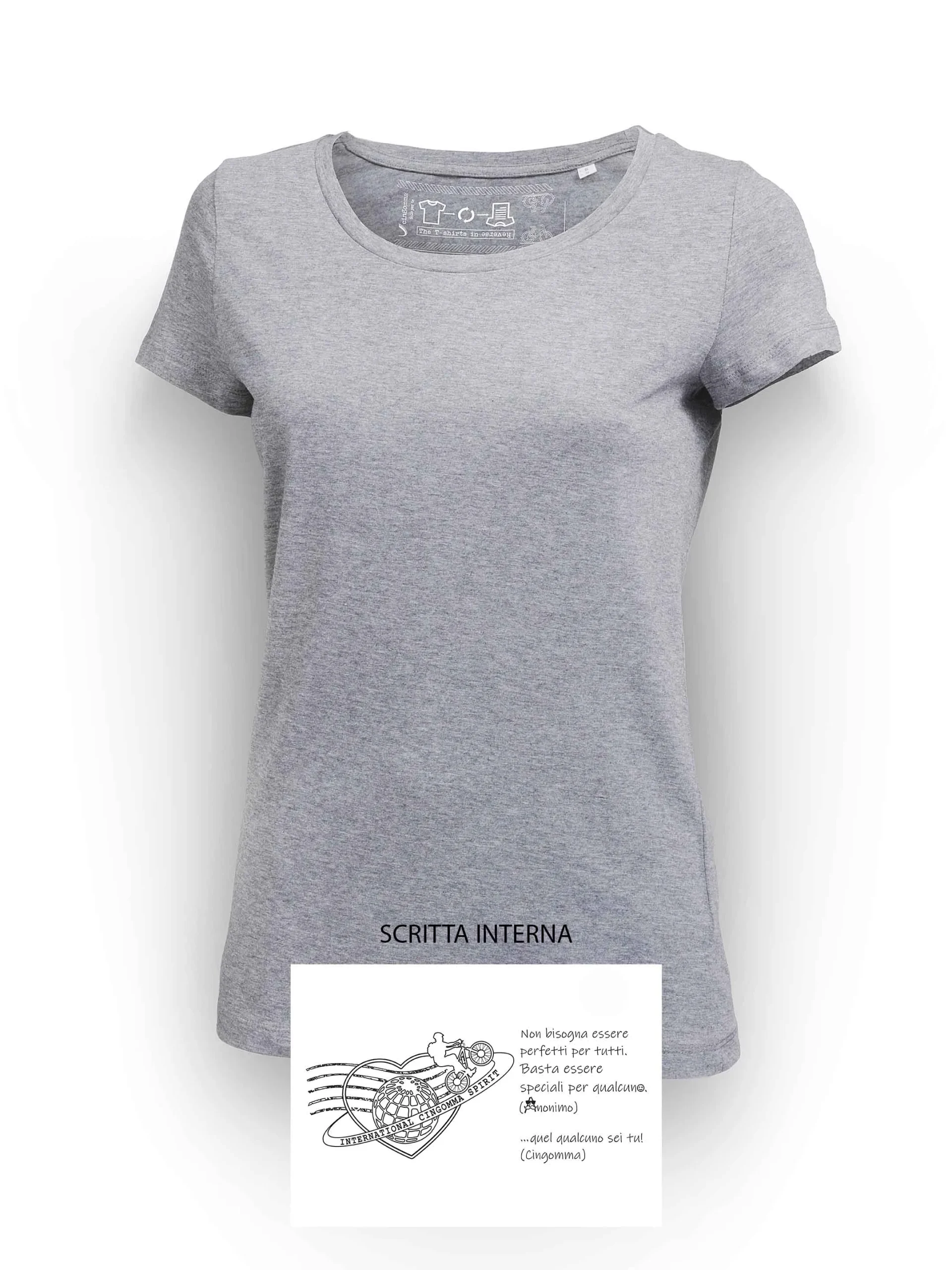 LOVER T-Shirt Donna manica corta Grigio