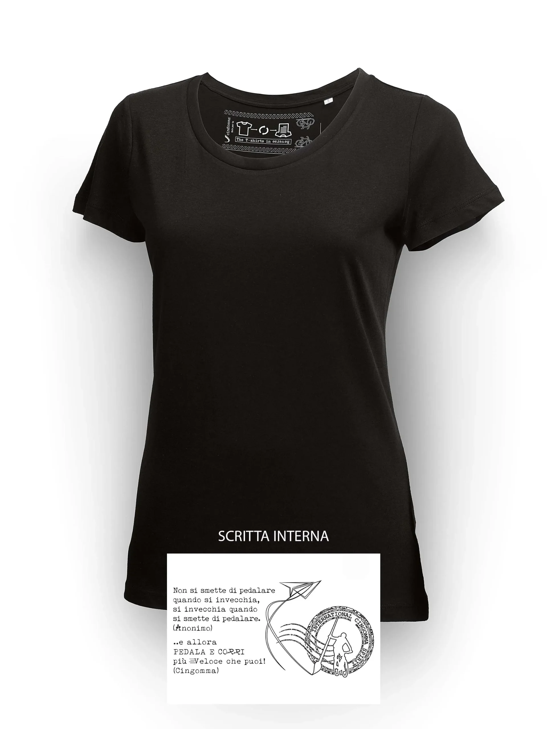 LOVER T-Shirt Donna manica corta Nero