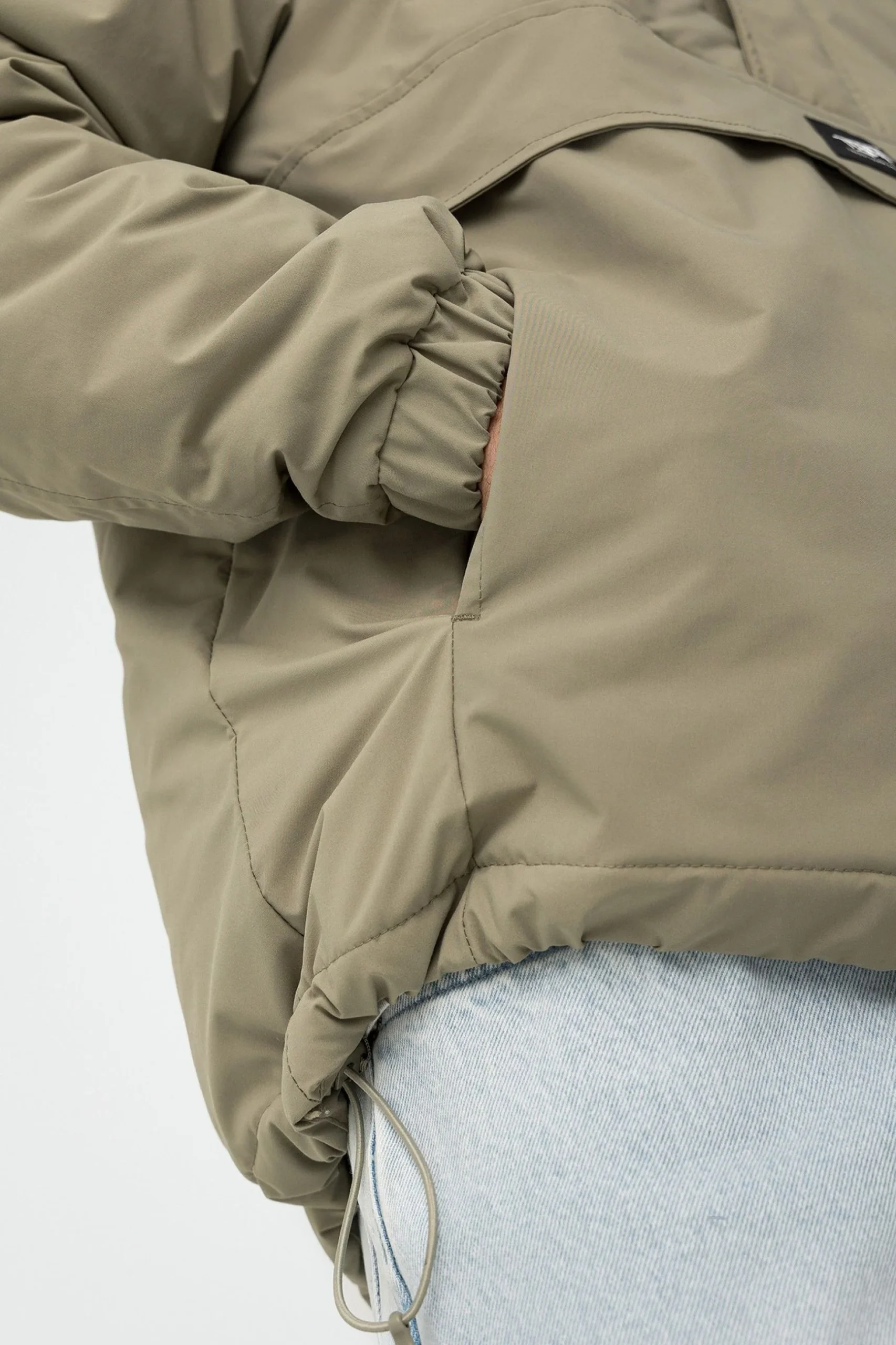 GIUBBINO MONFORT CON CAPPUCCIO REGOLABILE CON COULISSE. TASCHE LATERALI E ORLO E POLSINI ELASTICIZZATI - REGULAR FIT 10062547.MEL - immagine 6