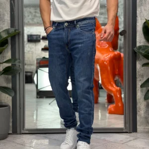 JEANS BRUCE 5 TASCHE DARK WASH IN TELA ELASTICIZZATA - REGULAR SLIM FIT GL6261Q-S26