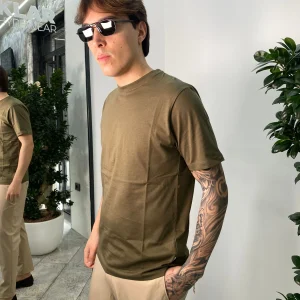 T-SHIRT BASIC IN 100% COTONE PREMIUM - REGULAR FIT TE2962SS.VMIL