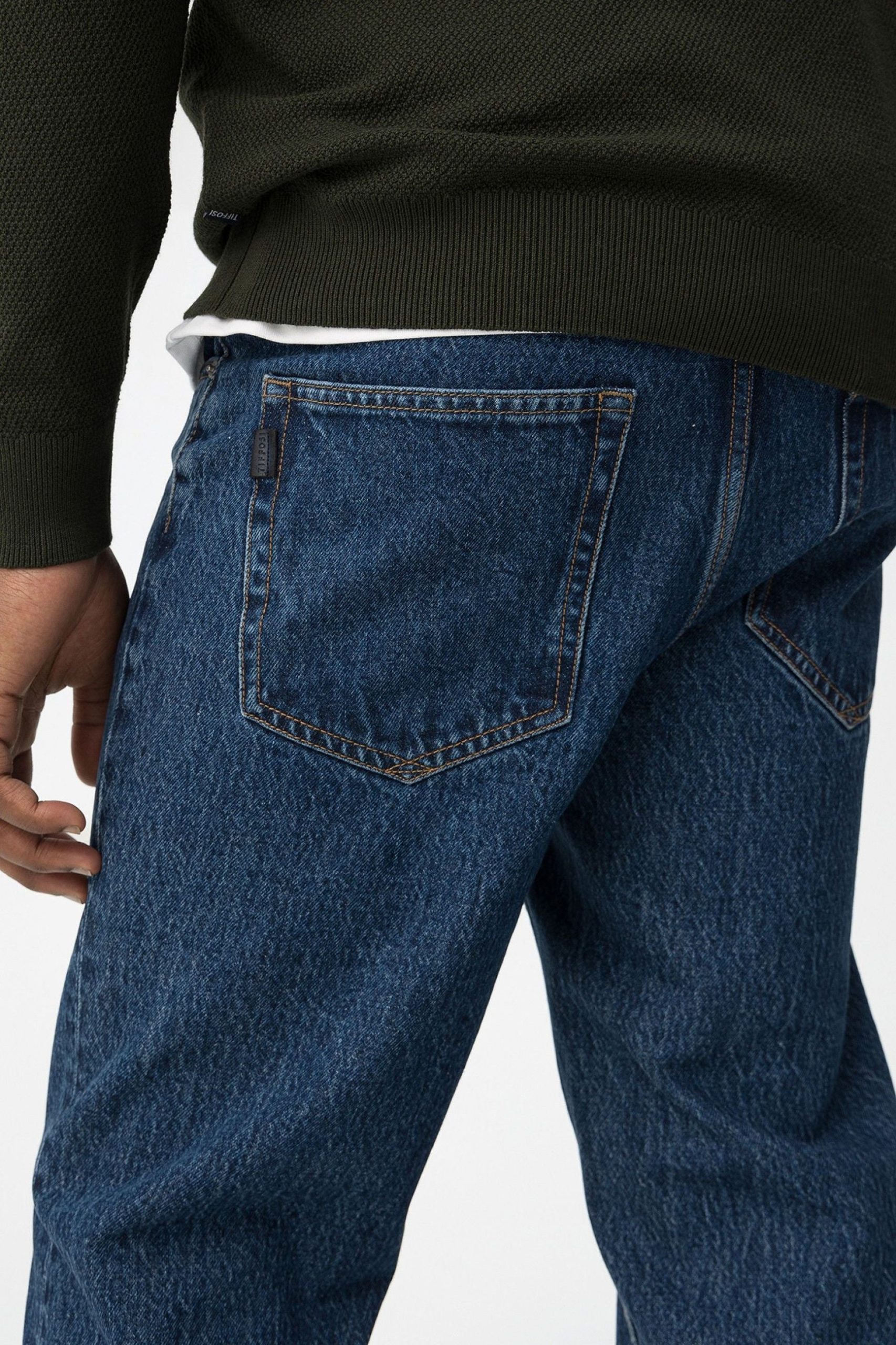 JEANS COLE_73 5 TASCHE DARK WASH - RELAXED FIT 10064418 - immagine 7