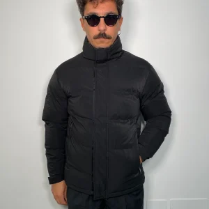 GIUBBINO MODELLO PUFFER CON CHIUSURA ZIP E BOTTONI AUTOMATICI - REGULAR FIT