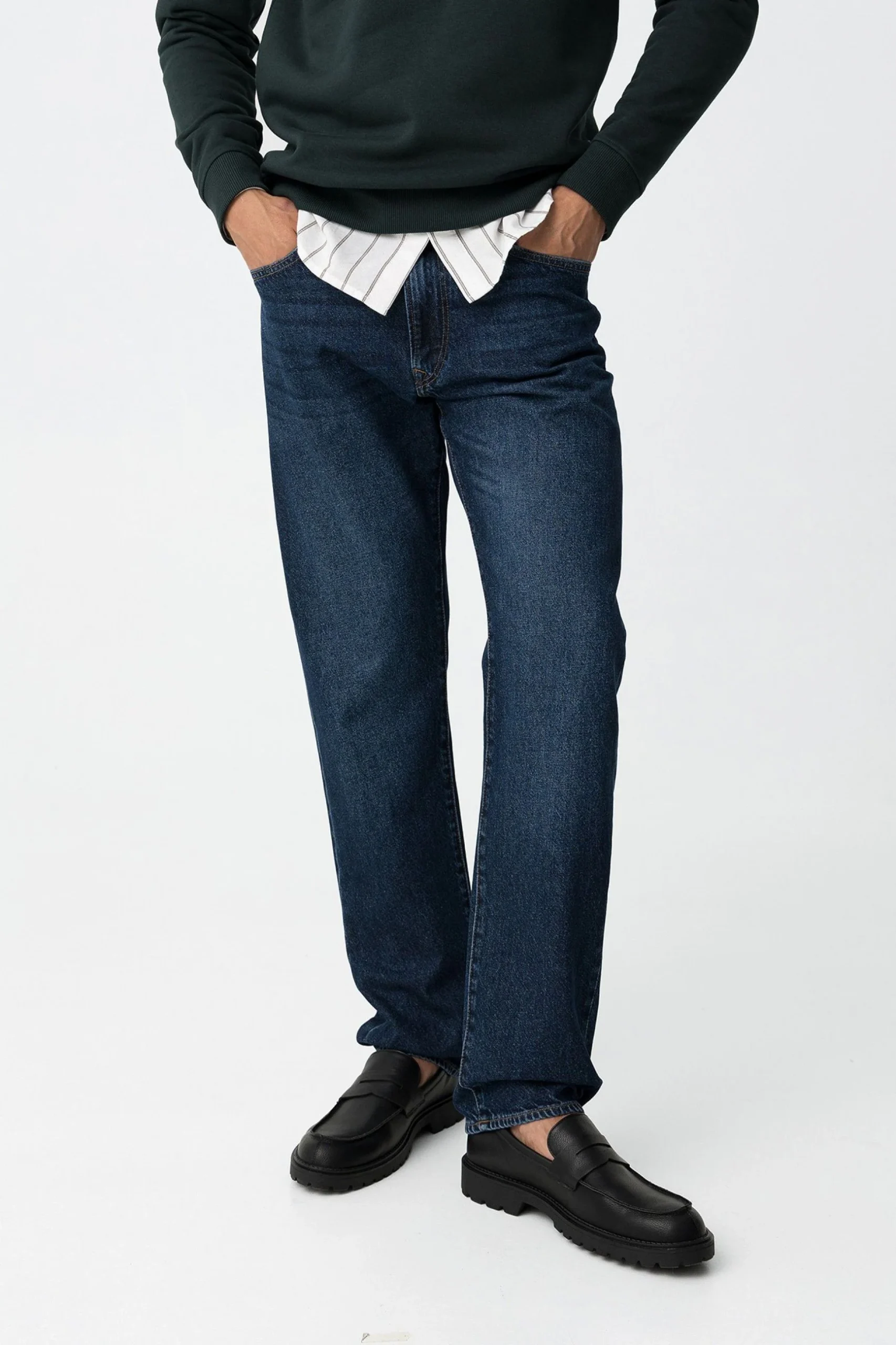 JEANS AUSTIN_58 5 TASCHE ZERO WASH - STRAIGHT LEG (GAMBA DRITTA) 10064277