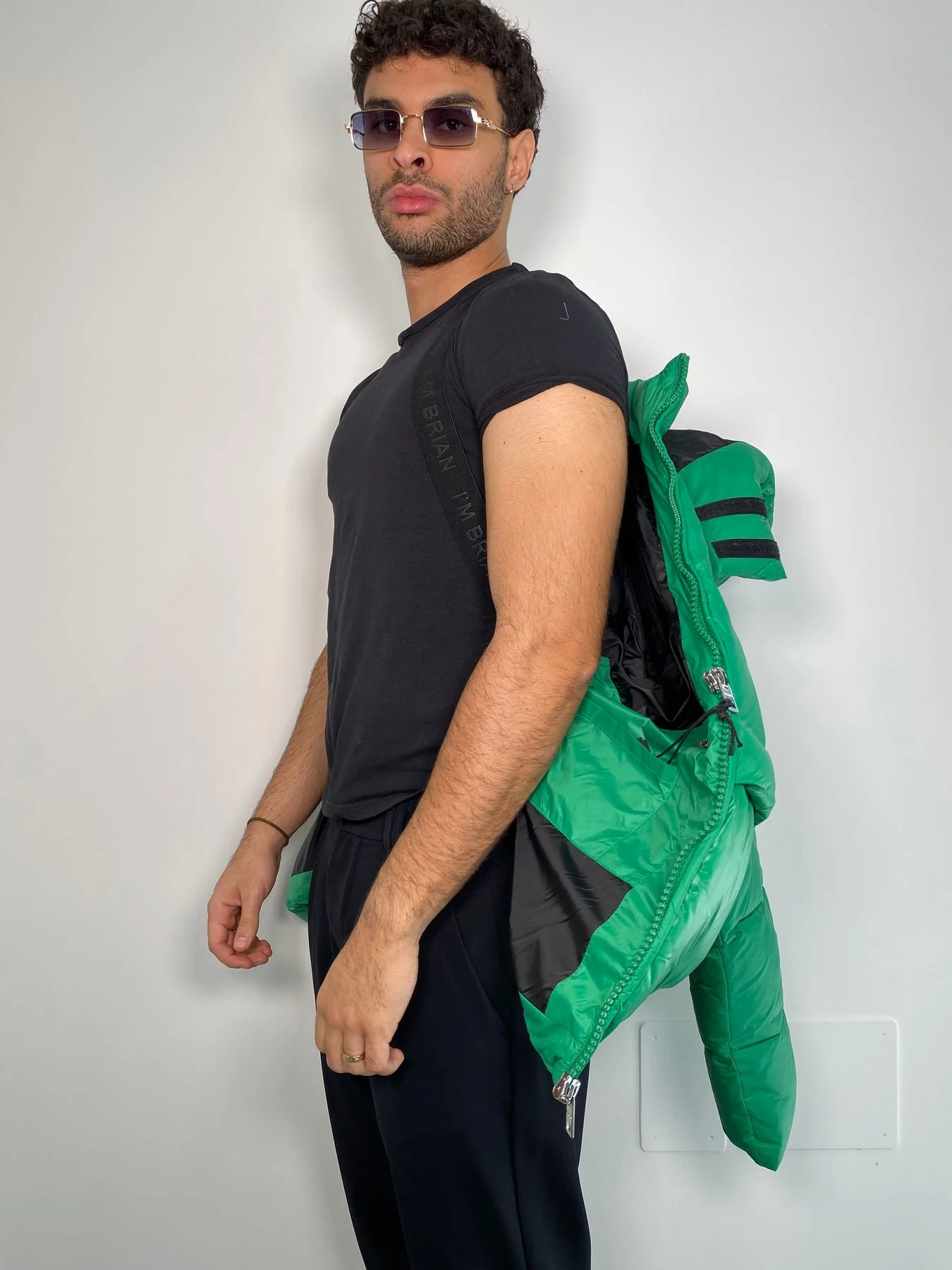 PIUMINO MODELLO BOMBER CON CAPPUCCIO E TASCHE A SCOMPARSA - REGULAR FIT - immagine 7