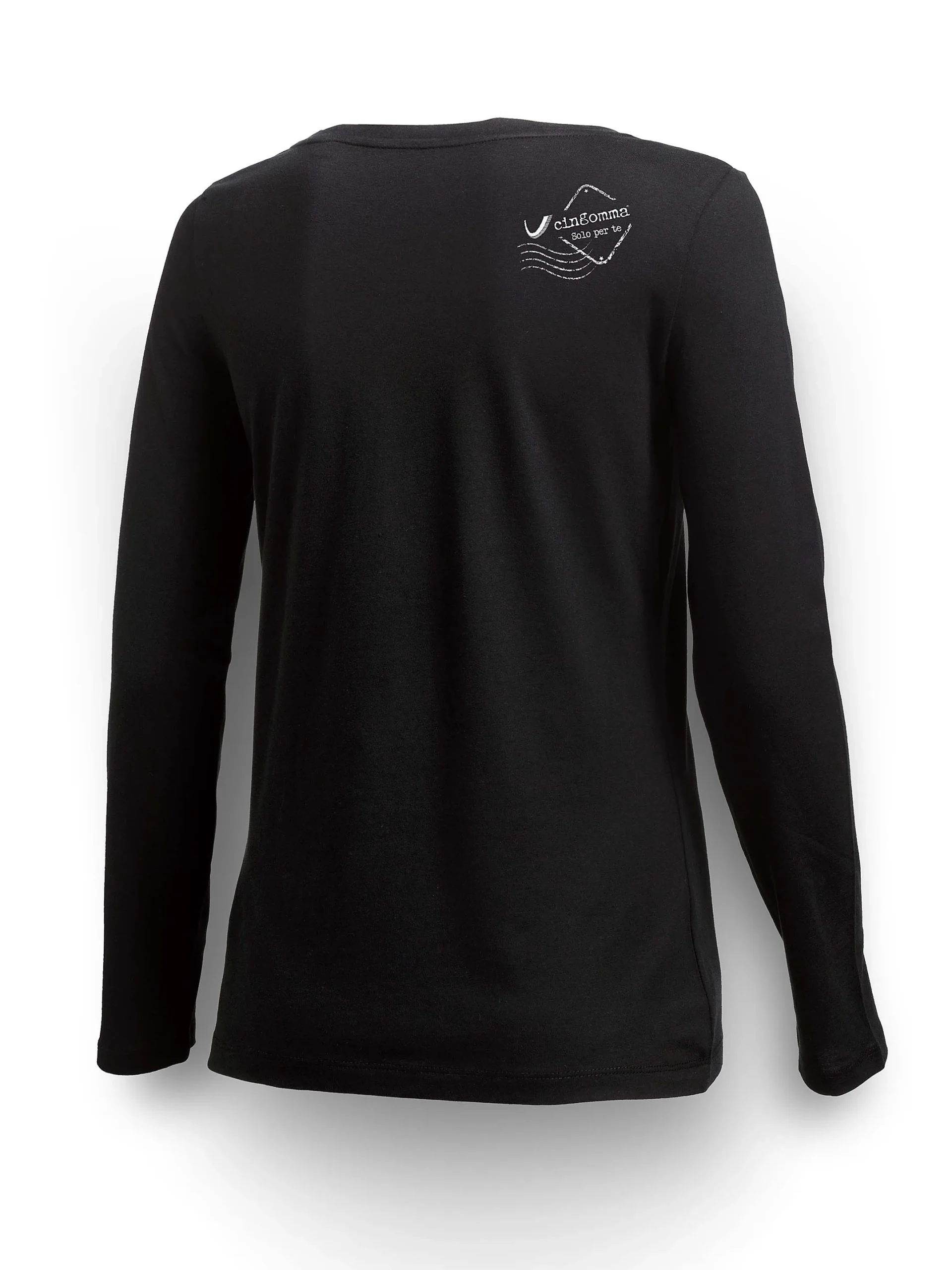 SINGER T-Shirt Donna manica lunga Nero - immagine 3