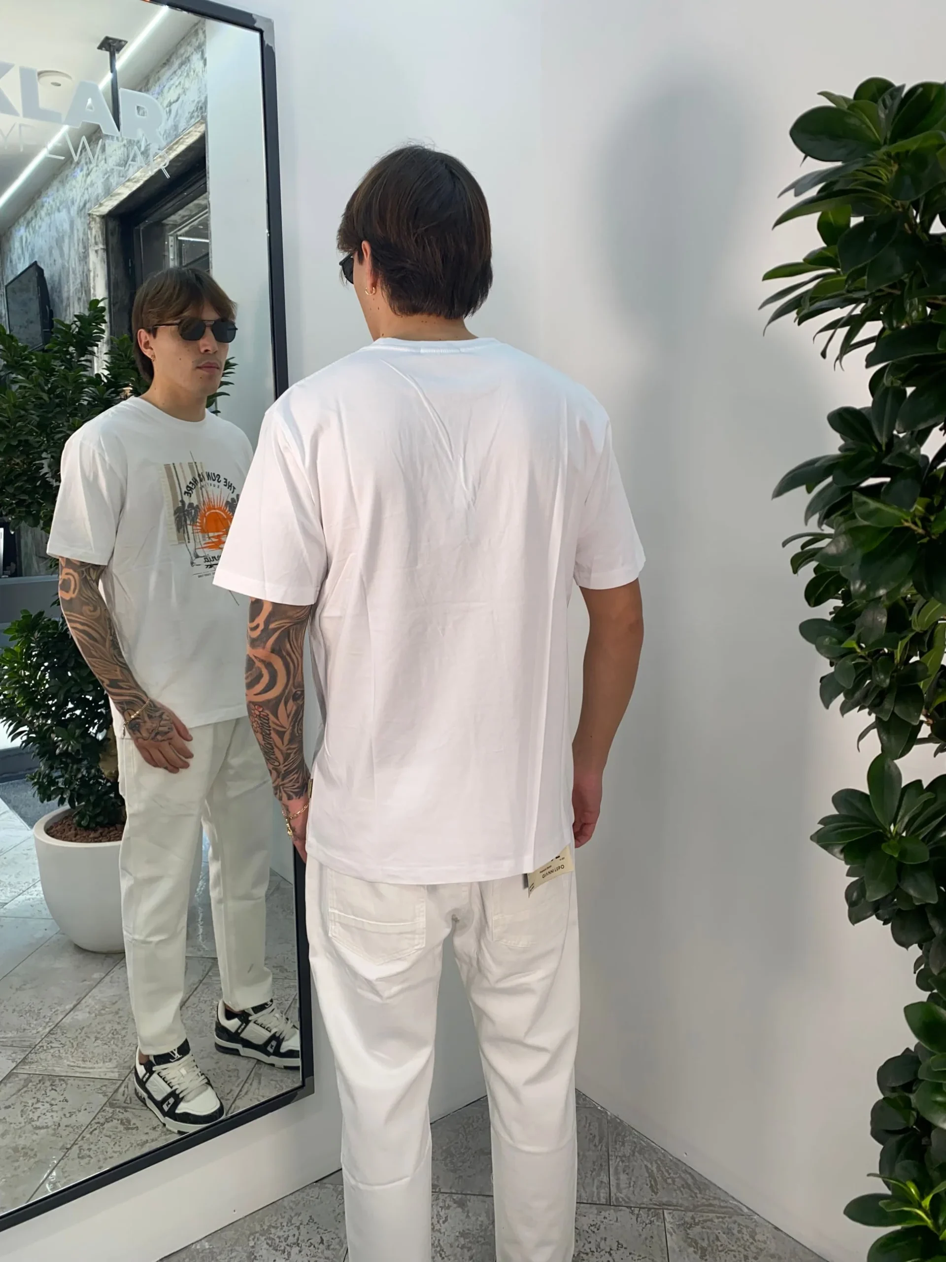 T-SHIRT IN 100% COTONE STAMPA CALIFORNIA - REGULAR FIT GL647W - immagine 4