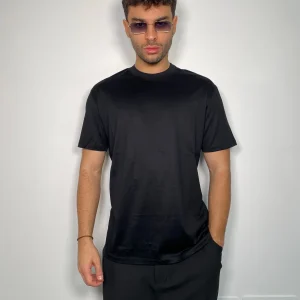 T-SHIRT IN PREGIATO FILO DI SCOZIA - REGULAR FIT